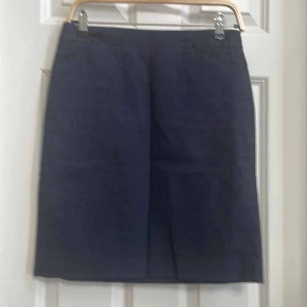 Banana republic pinstripe, cotton blend skirt